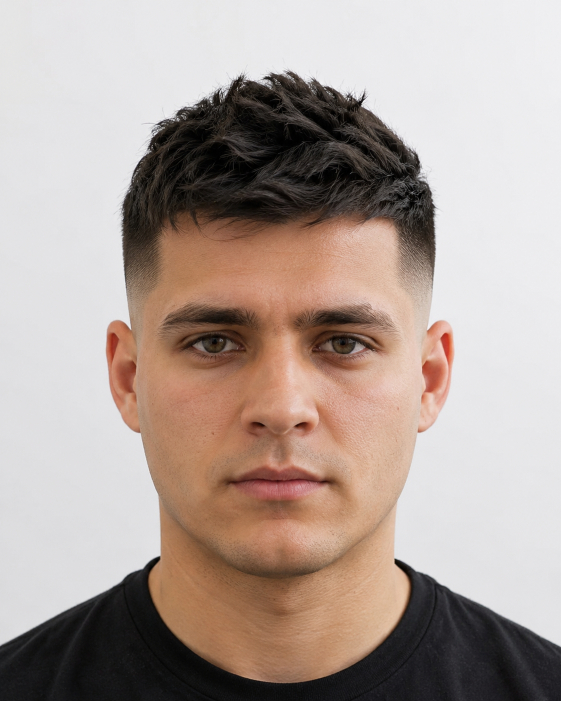 Pompadour with High Fade